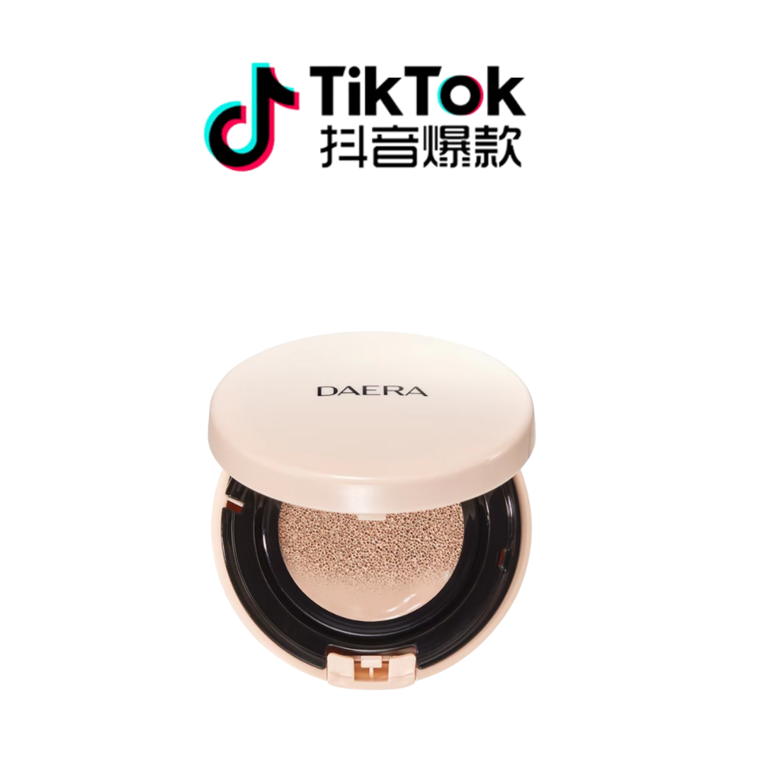 Tiktok/Douyin Hot DAERA Kang Dewy Pressed Foundation 12g【Tiktok抖音爆款】玳拉康水亮按压粉底液