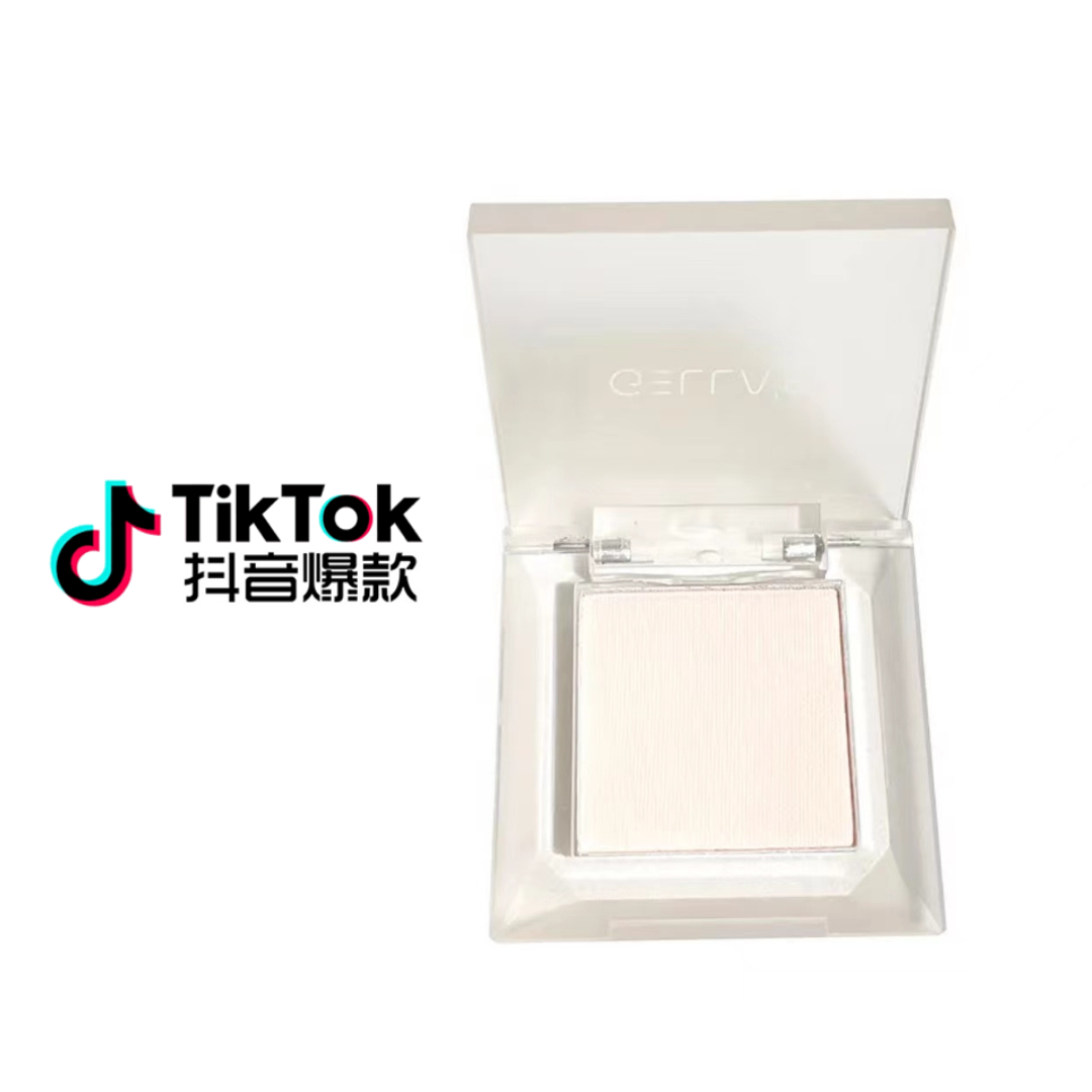 Tiktok/Douyin Hot Gellas Single-Color Matte Highlighter Cut Crease Eyeshadow 1.6g 【Tiktok抖音爆款】吉哩提亮单色哑光高光粉眼影