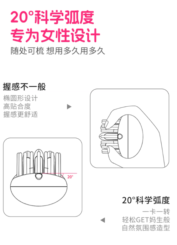 Tiktok/Douyin Hot TYMO × Hello Kitty Limited Edition Mini Straightening Brush【Tiktok抖音爆款】TYMO×HelloKitty限定款Mini直发梳