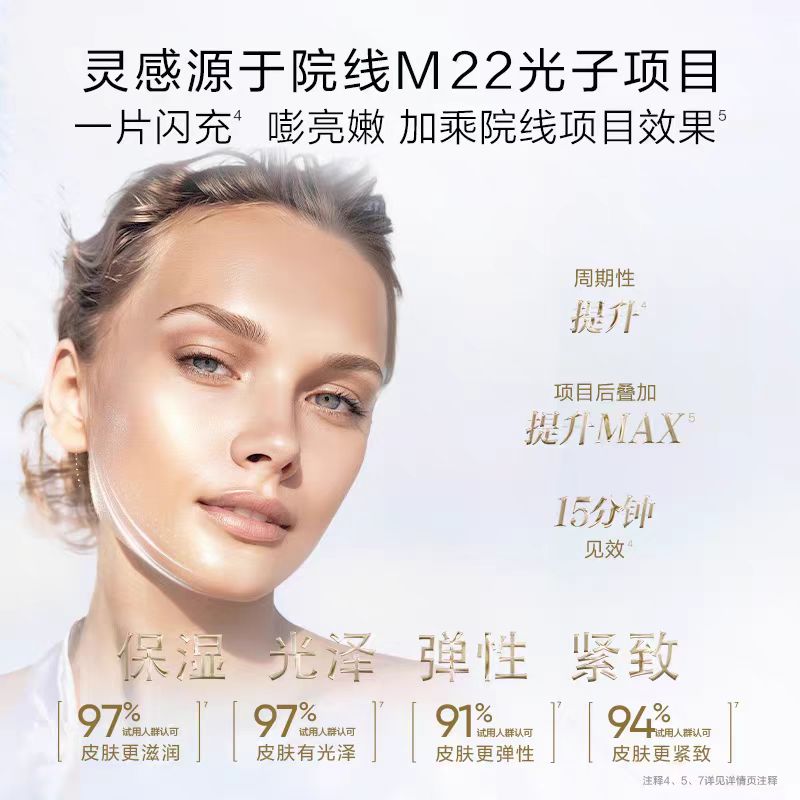 Tiktok/Douyin Hot ATISER M22 Brightening Hydrating Mask 25ml*5pcs/box【Tiktok抖音爆款】聚光白M22光感焕亮水光面膜