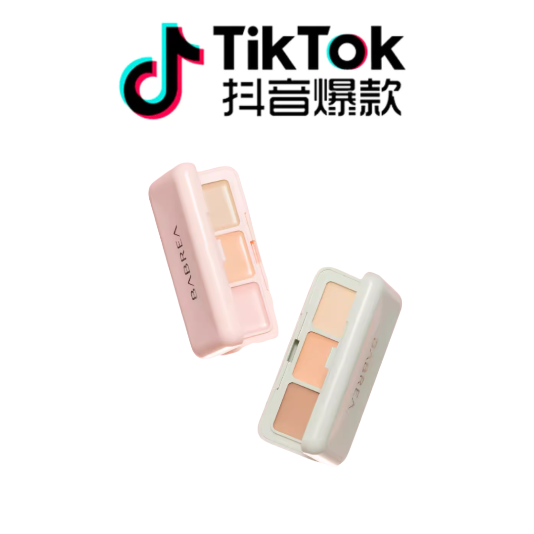 Tiktok/Douyin Hot BABREA Color Correcting Concealer Palette 3.9g 【Tiktok抖音爆款】芭贝拉滤镜修颜遮瑕盘