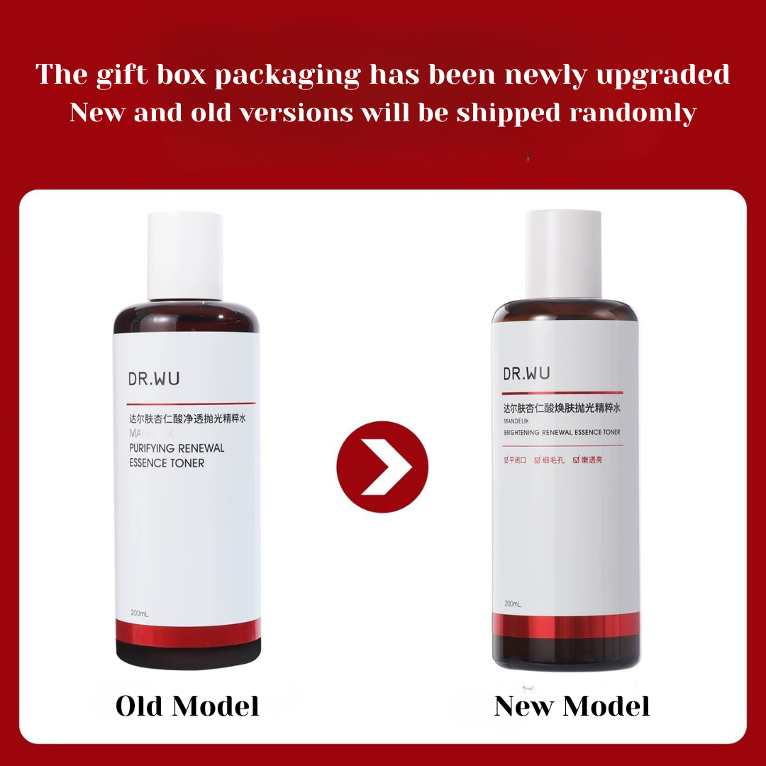 Tiktok/Douyin Hot DR. WU Mandelic Acid Purifying & Polishing Essence 200ml 【Tiktok抖音爆款】达尔肤杏仁酸净透抛光精粹水
