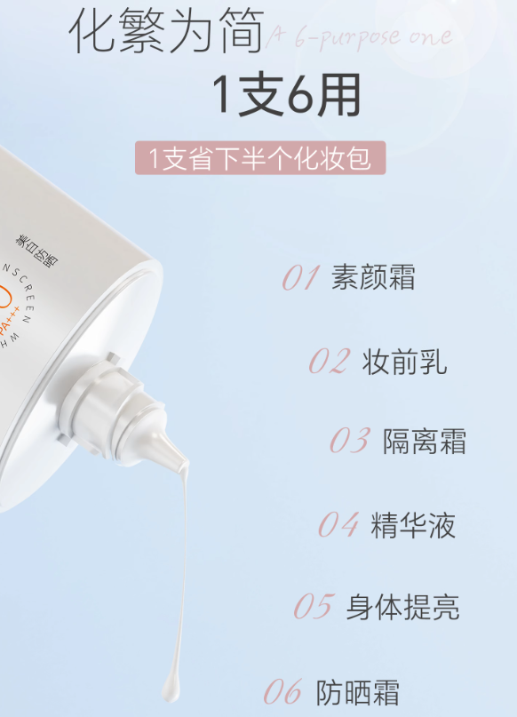 Tiktok/Douyin Hot ELL Concealing & Tone-Up Cream 30g【Tiktok抖音爆款】ELL滤镜修颜隔离素颜霜