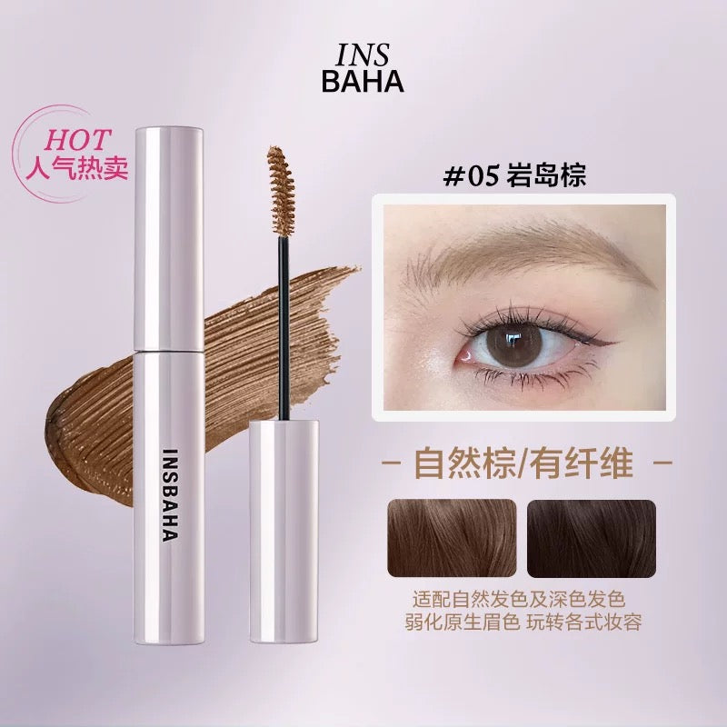 Tiktok/Douyin Hot INSBAHA Soft Mist Wave Brow Tint 4.5g【Tiktok抖音爆款】原色波塔柔雾波浪染眉膏