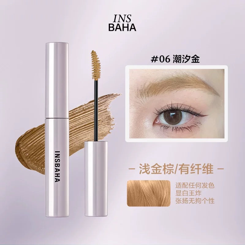 Tiktok/Douyin Hot INSBAHA Soft Mist Wave Brow Tint 4.5g【Tiktok抖音爆款】原色波塔柔雾波浪染眉膏