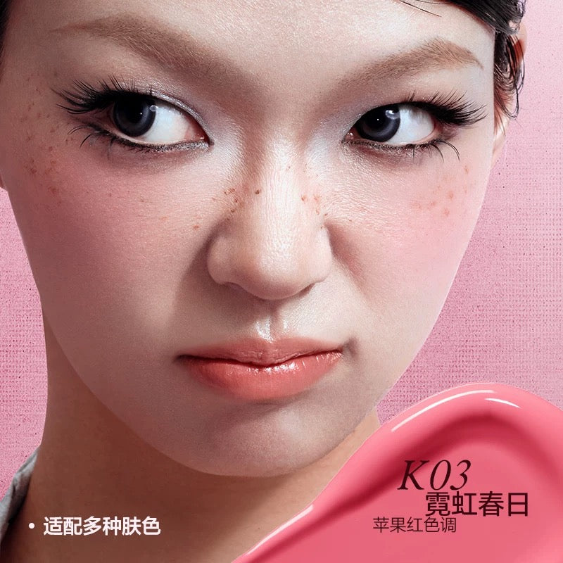 Tiktok/Douyin Hot INSBAHA × Hello Kitty Mist Liquid Blush 7ml【Tiktok抖音爆款】原色波塔×HelloKitty联名款水汽液体腮红