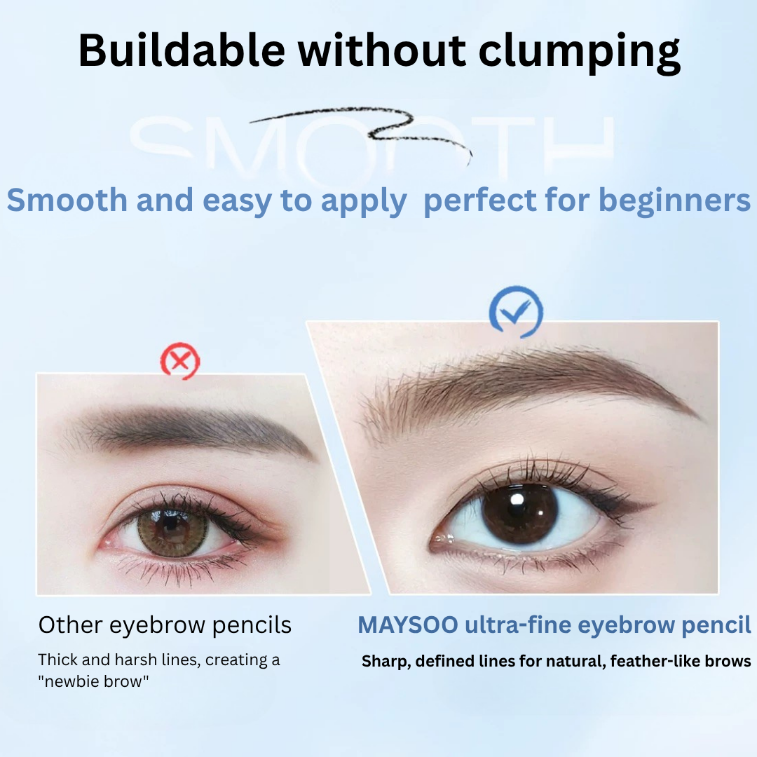 Tiktok/Douyin Hot MAYSOO Beauty enhancing elegant ultra fine eyebrow p ...