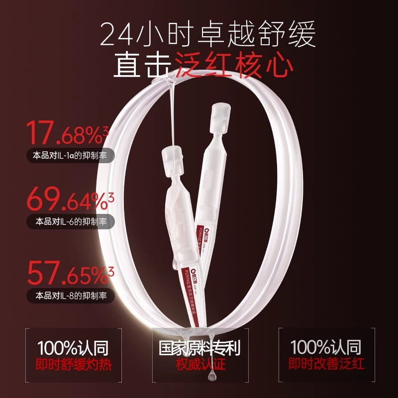 Tiktok/Douyin Hot HaSanlian PDRN Red Shield Dual-Anti Ampoule Serum 1.5ml*5pcs/30pcs【Tiktok抖音爆款】哈三联PDRN红盾双抗次抛精华液