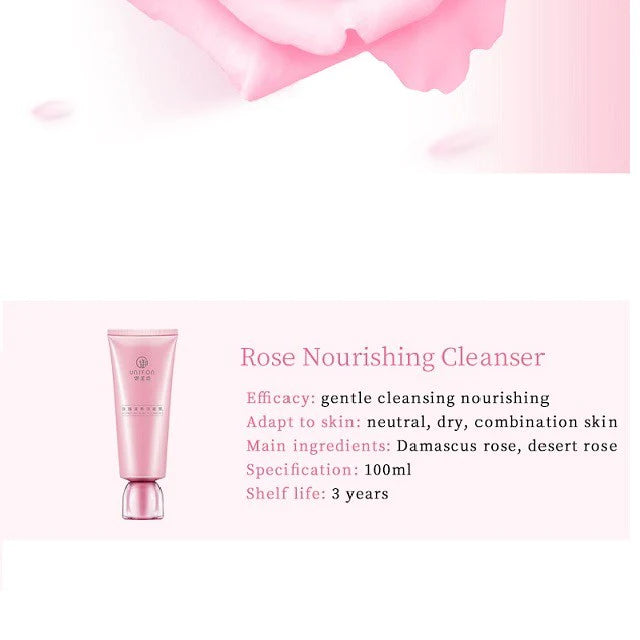 UNIFON Rose Essence Facial Foaming Cleanser 御泥坊玫瑰滋养洁面乳100g