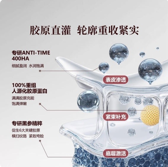 UNIFON Oriental Black Ginseng Collagen Firming and Elastic Mask 25ml*5pcs 御泥坊东方黑参胶原紧致弹嫩面膜