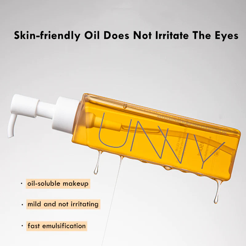 UNNY Astaxanthin 3-in-1 Makeup Remover Oil 150ml 悠宜卸妆油溶妆浓妆虾青素乳眼脸唇三合一深层清洁