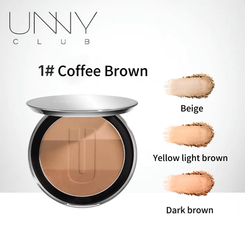 UNNY Organic 3-color Face Contour Palette 8g UNNY三色高光一体修容盘