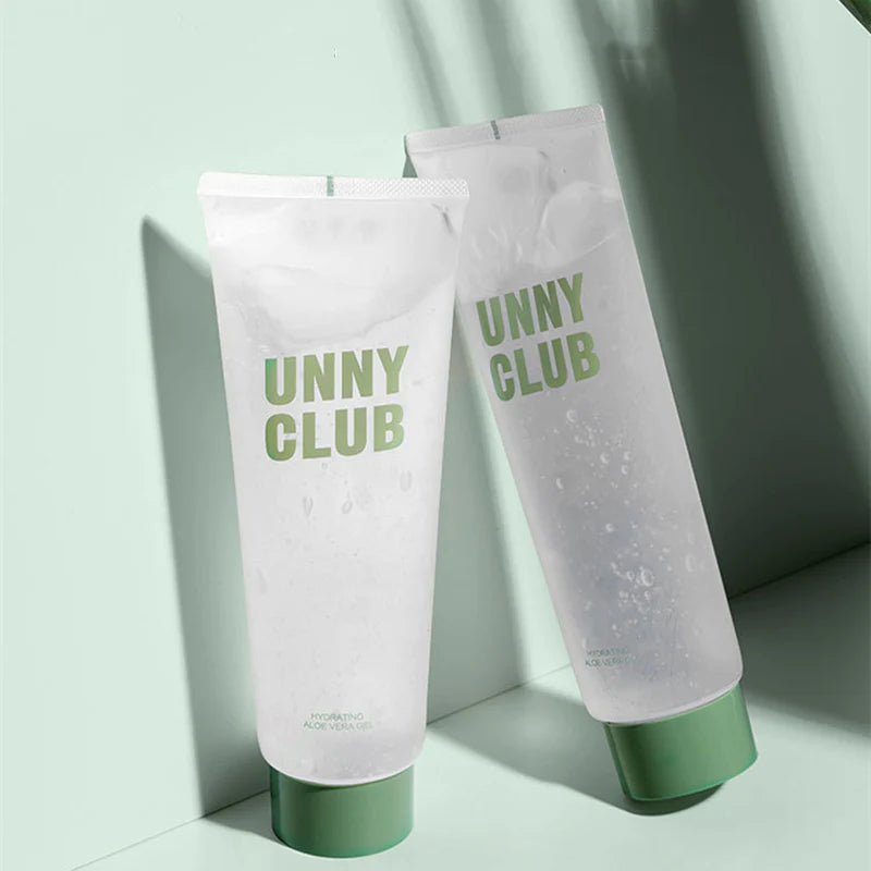 UNNY CLUB Organic 92% Pure Hydrating Aloe Vera Gel 250ml UNNY滋润补水祛痘印保湿凝胶芦荟胶