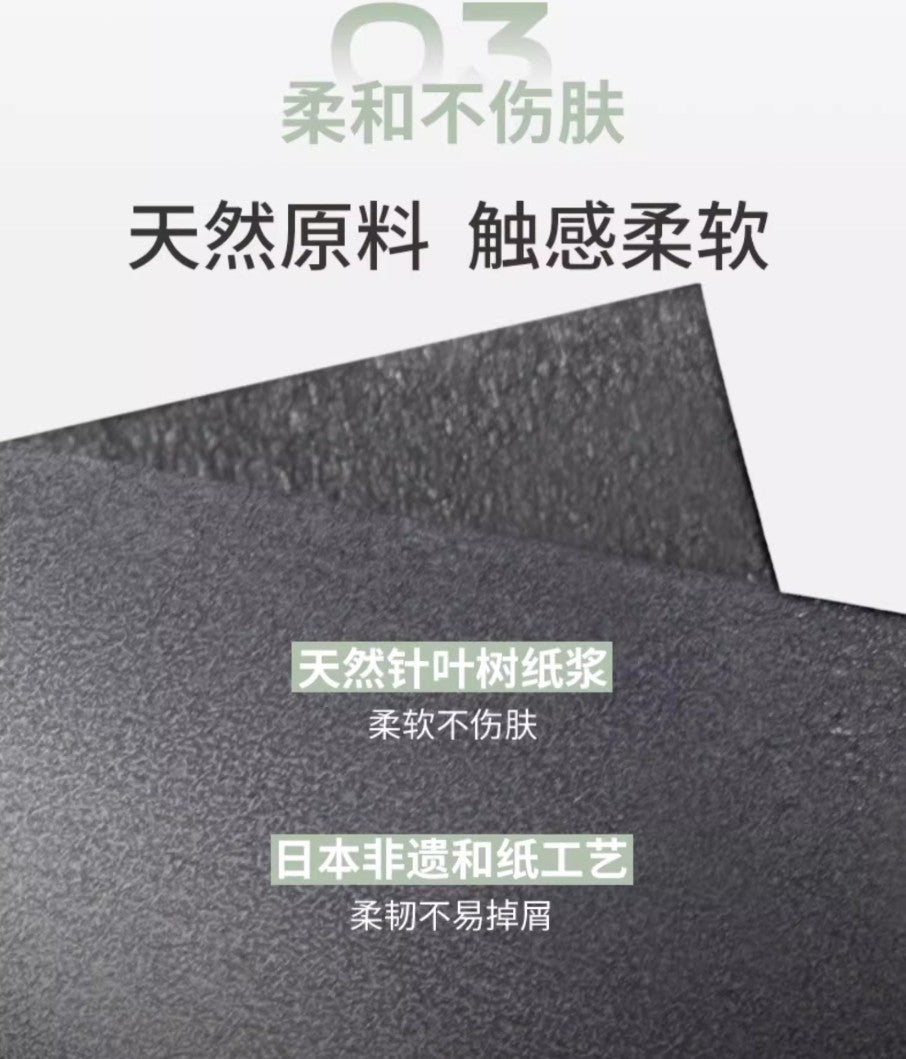 UNNY CLUB Portable Oil-Absorbing Sheet 100pcs 悠宜便携高岭土吸油纸