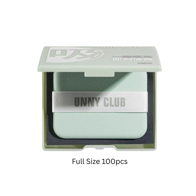 UNNY CLUB Portable Oil-Absorbing Sheet 100pcs 悠宜便携高岭土吸油纸