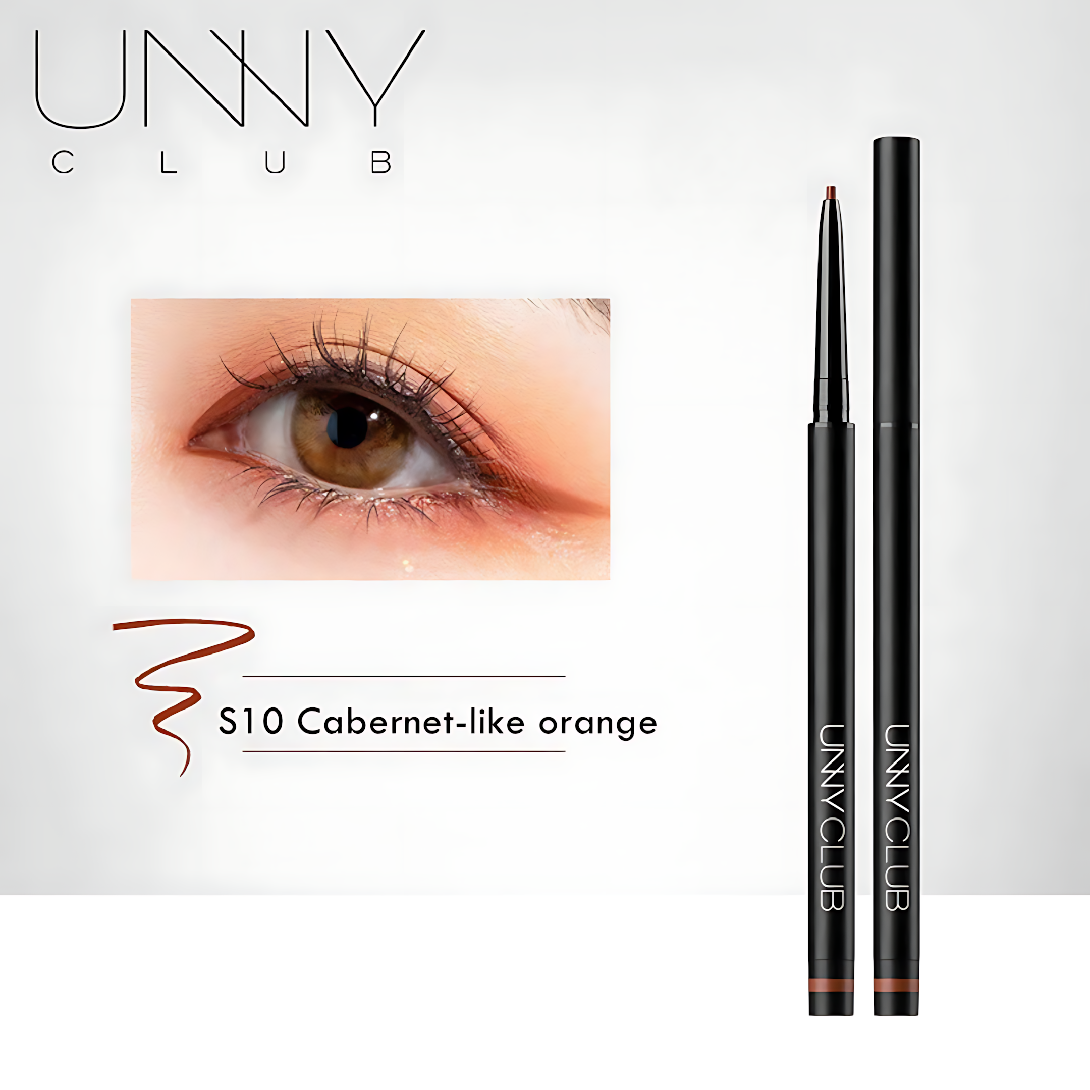 UNNY Skinny 2.0mm Super Slim Eyeliner Pen 50mg 悠宜2.0毫米超细眼线胶笔