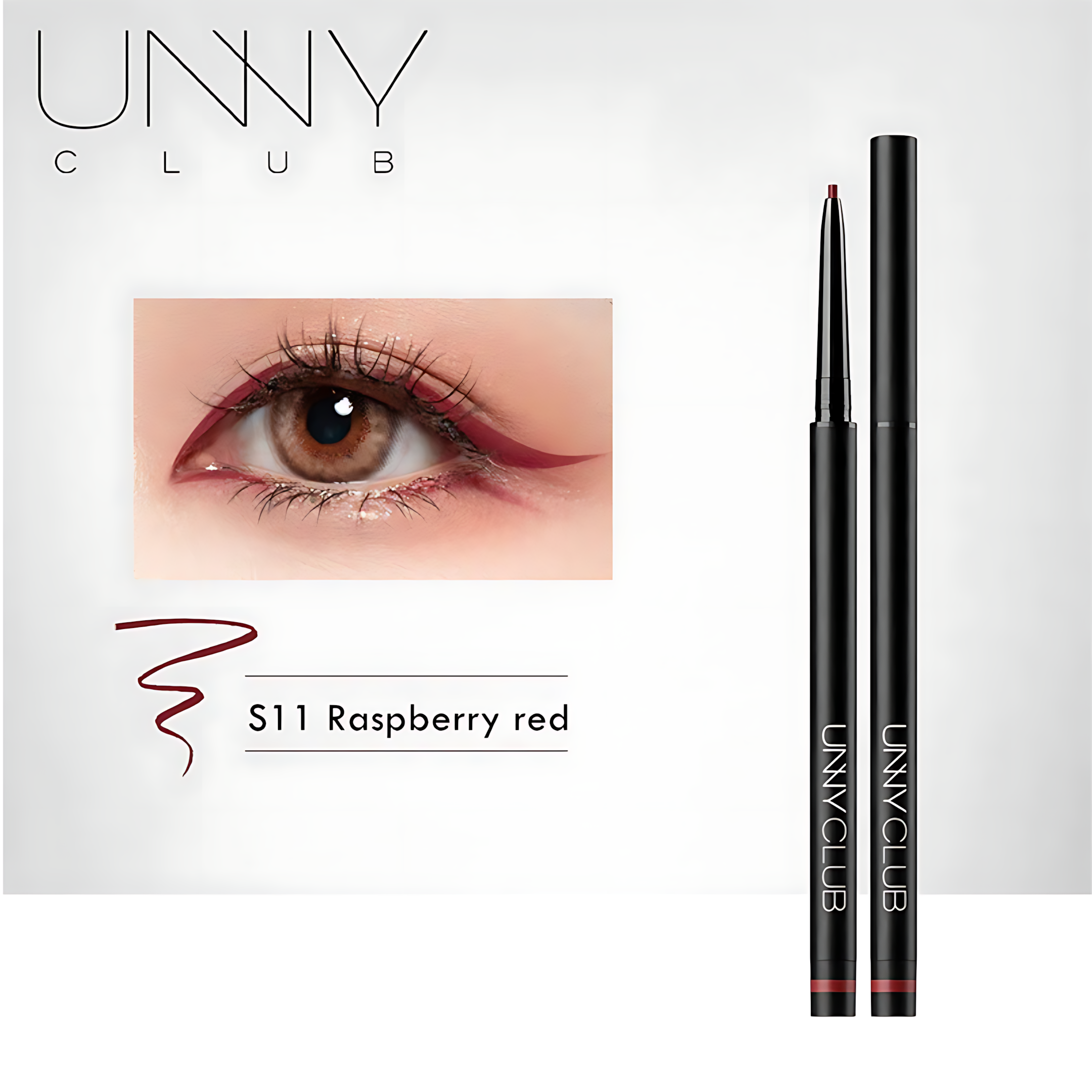 UNNY Skinny 2.0mm Super Slim Eyeliner Pen 50mg 悠宜2.0毫米超细眼线胶笔