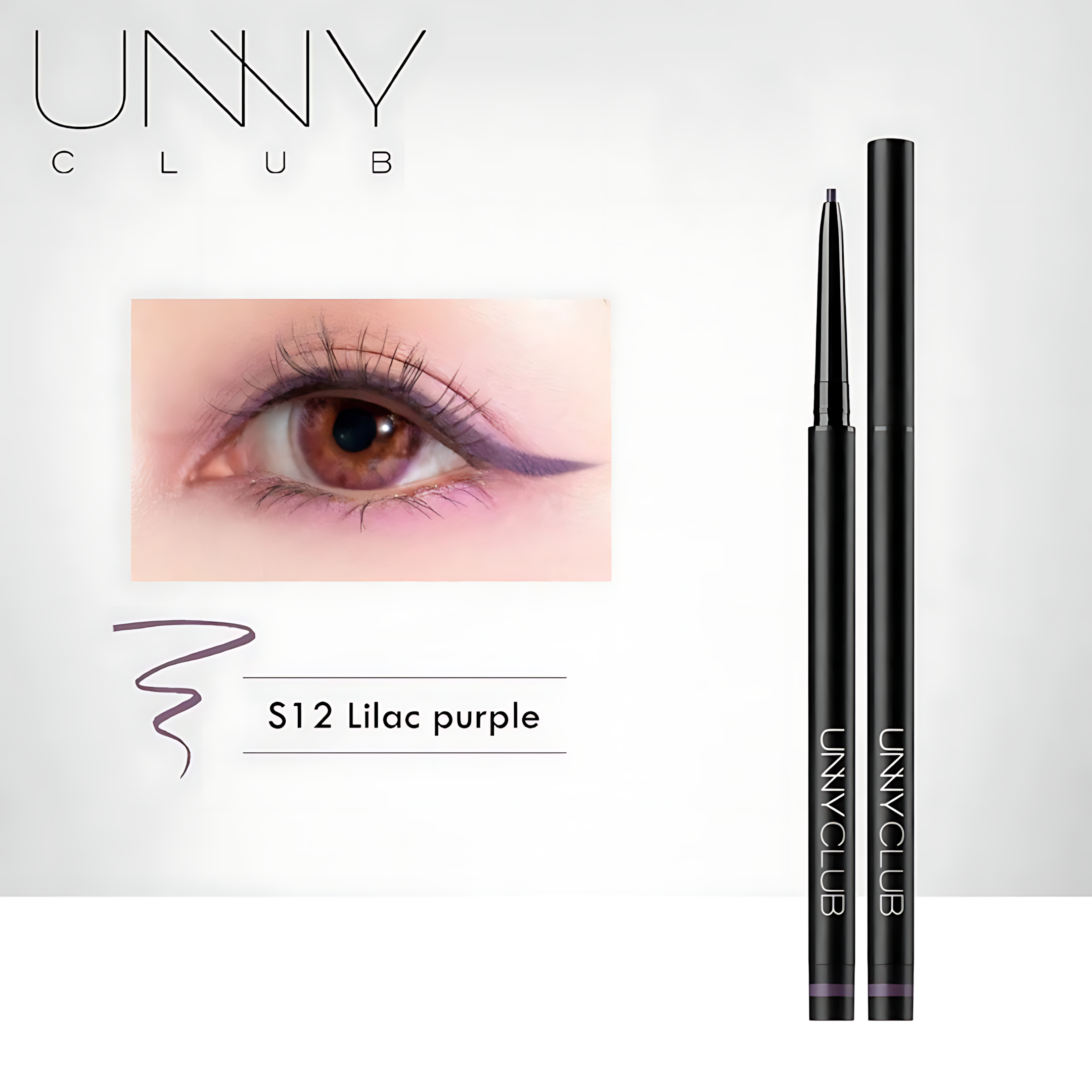 UNNY Skinny 2.0mm Super Slim Eyeliner Pen 50mg 悠宜2.0毫米超细眼线胶笔