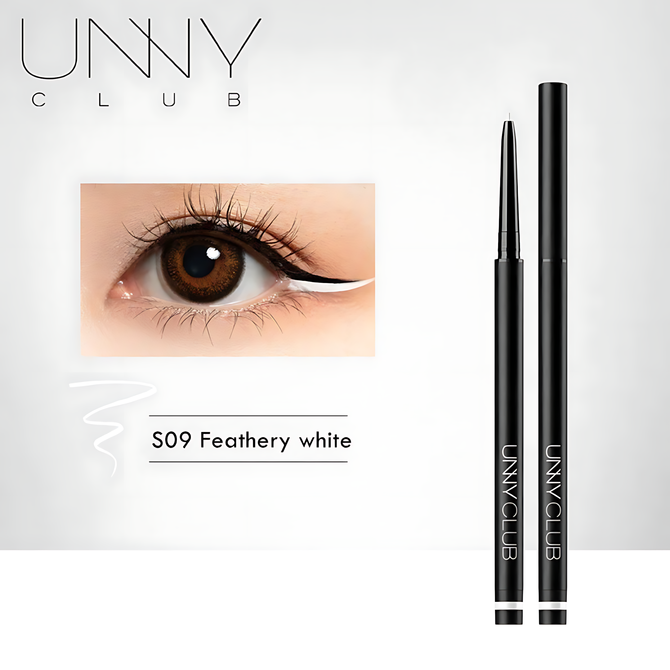 UNNY Skinny 2.0mm Super Slim Eyeliner Pen 50mg 悠宜2.0毫米超细眼线胶笔