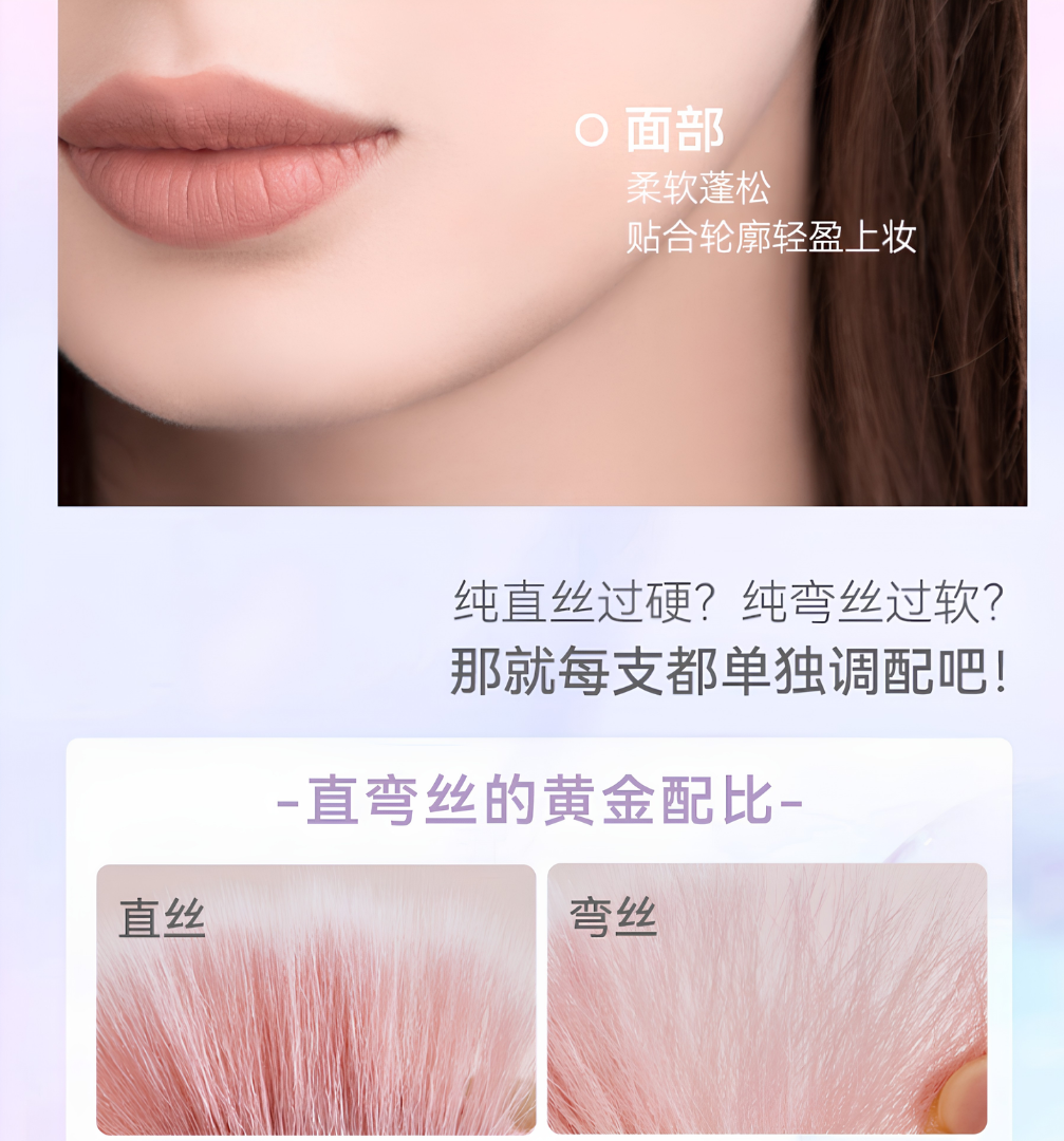 BLJ Fireworks Series 8-Piece Makeup Brush Set 3.0 标记烟火系列8支化妆刷套装3.0