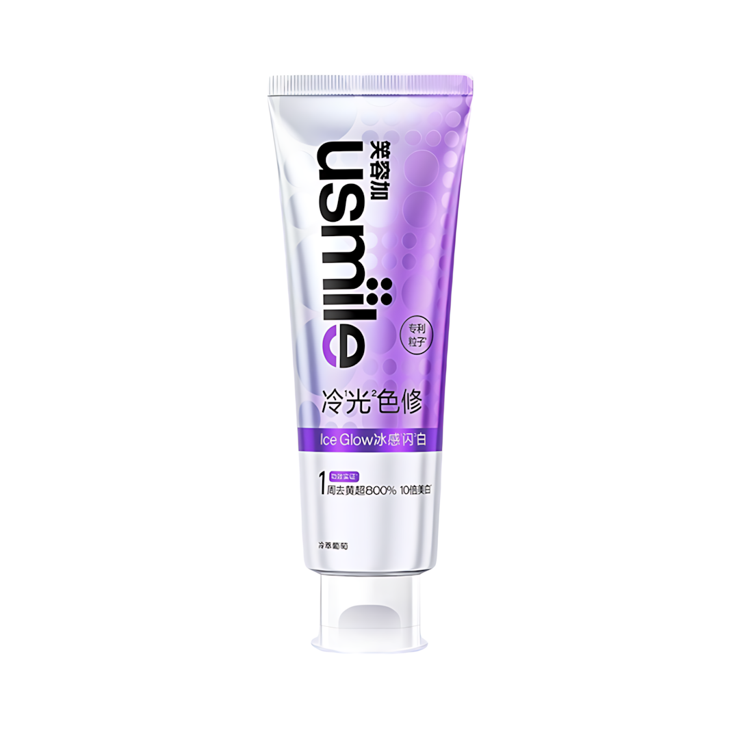 Usmile Cold Light Whitening Toothpaste – Cold Extract Grape 120g 笑容加冷光修白牙膏冷萃葡萄