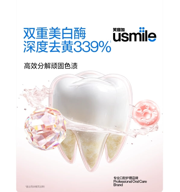 Usmile Whitening Fresh Toothpaste 110g 笑容加焕白清新牙膏