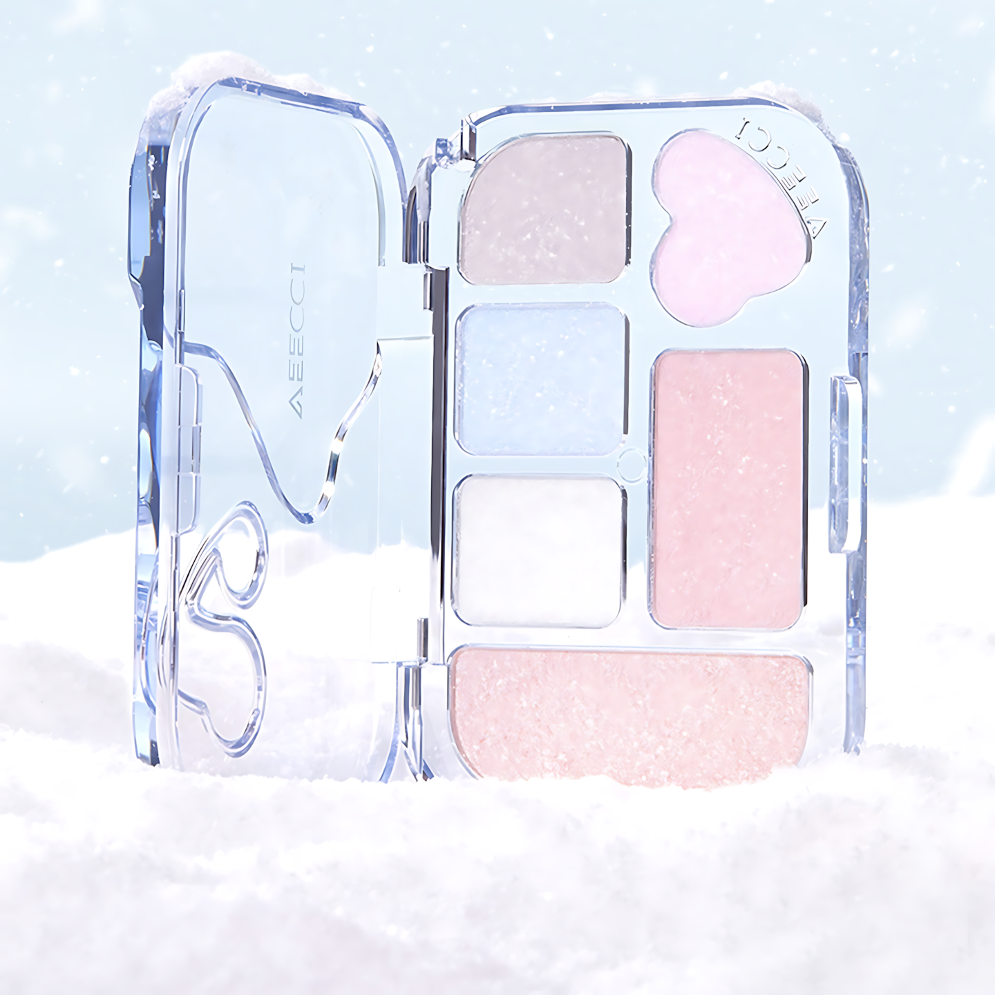 VEECCI Snowflake Series 6-Color Eyeshadow Palette 7g/8g 唯资六色眼影雪花系列