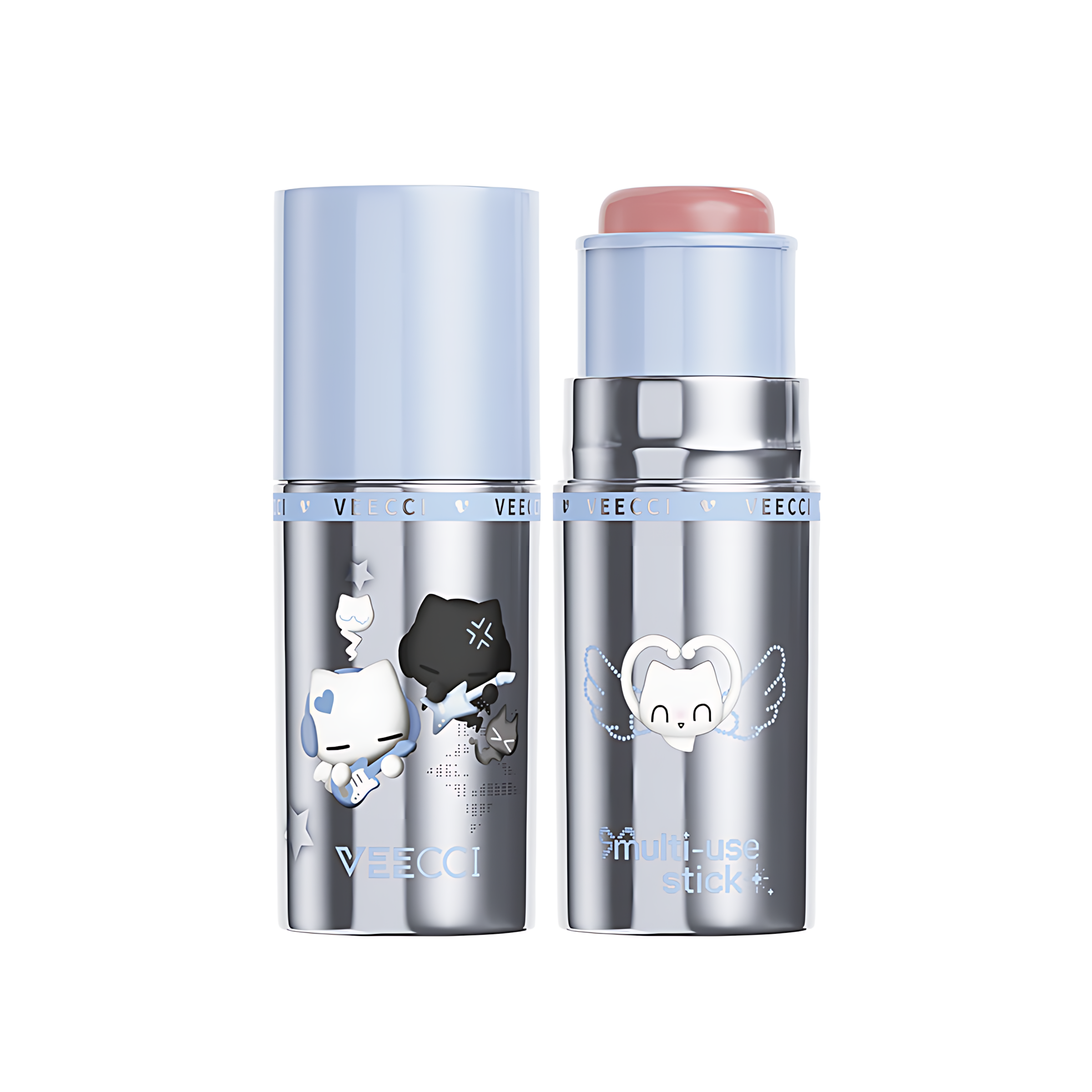 VEECCI × Note Pudding Velvet Multi-Use Lip & Cheek Stick 4.1g 唯资×音符布丁丝绒唇颊多用棒