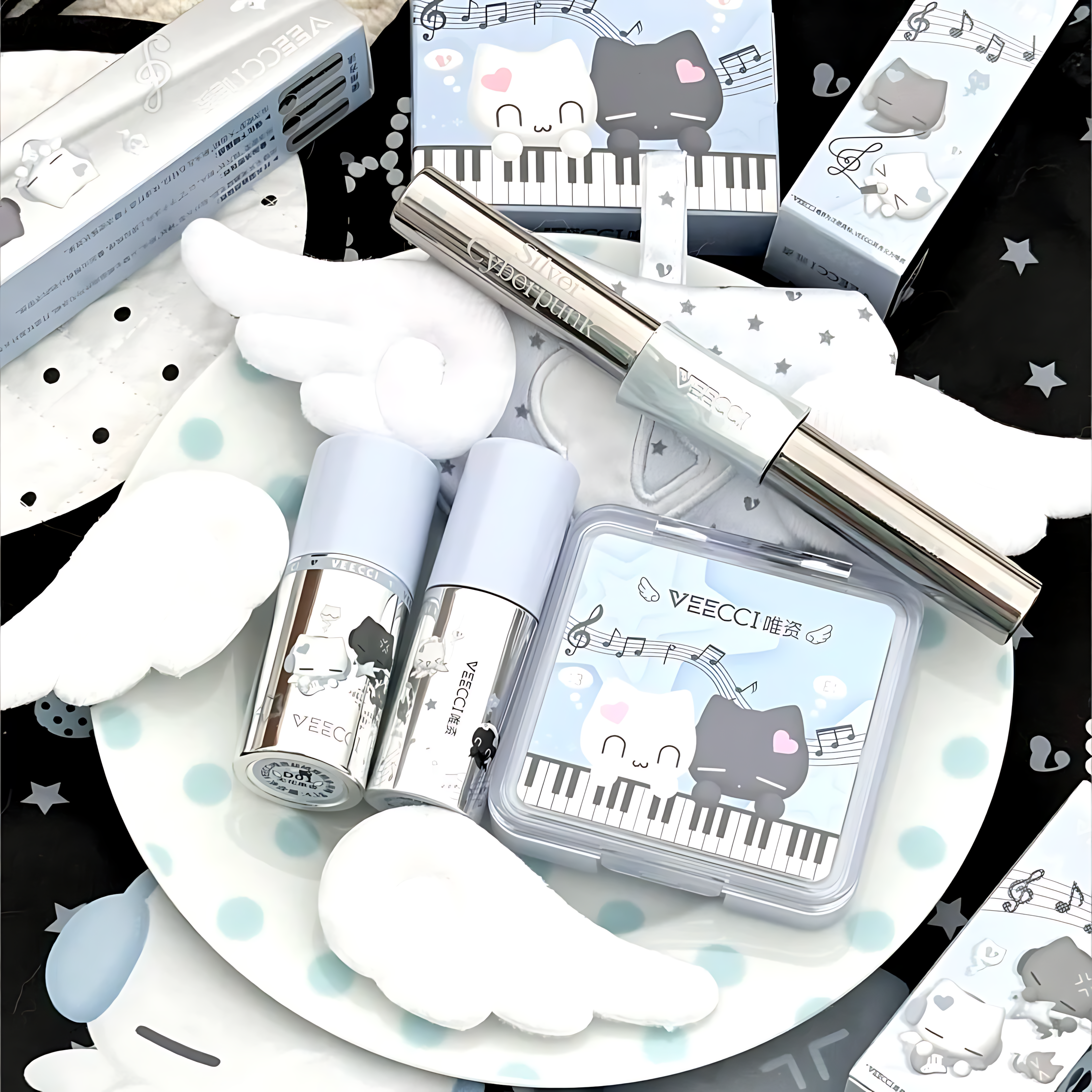 VEECCI × Note Pudding Velvet Multi-Use Lip & Cheek Stick 4.1g 唯资×音符布丁丝绒唇颊多用棒