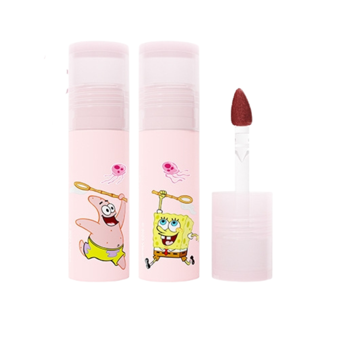 VEECCI X SpongeBob SquarePants Creamy Soft Lip Gloss 2.3g 唯资海绵宝宝奶绒轻柔唇釉