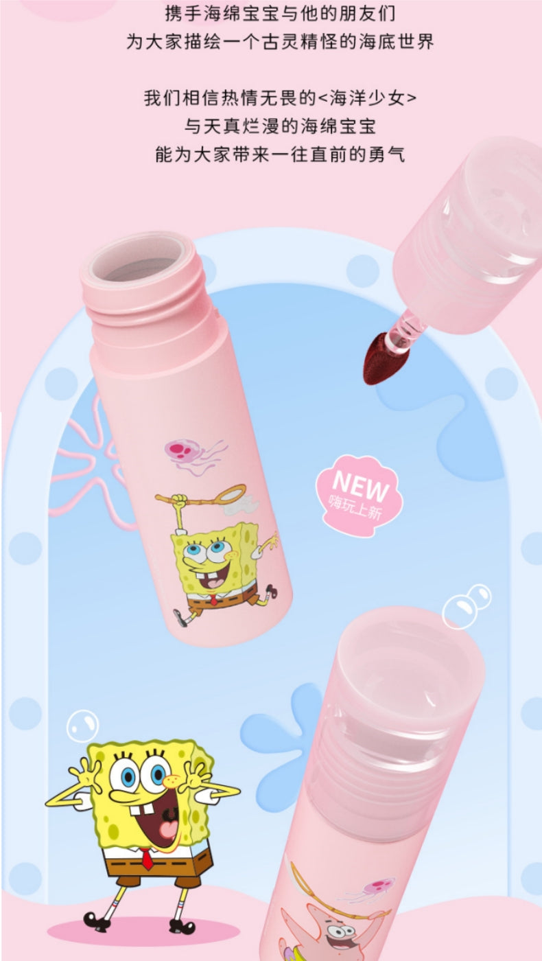 VEECCI X SpongeBob SquarePants Creamy Soft Lip Gloss 2.3g 唯资海绵宝宝奶绒轻柔唇釉