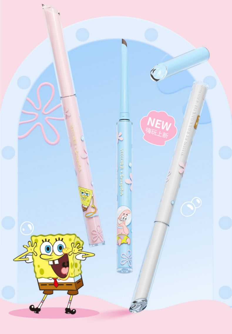 VEECCI X SpongeBob SquarePants Scimitar Eyeliner Gel Pen 0.05g 唯资x海绵宝宝弯刀眼线胶笔