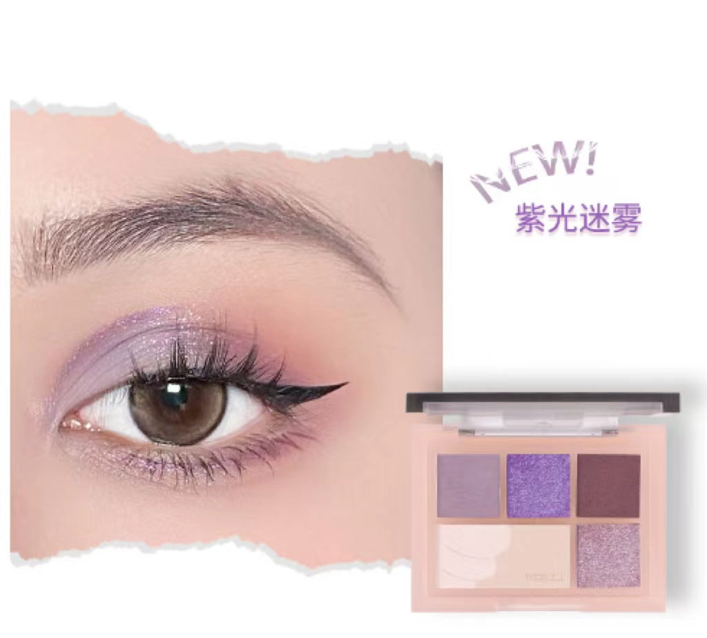 Veecci Dream Five Color Eyeshadow Palette 5.2g 唯资绮梦五色眼影盘