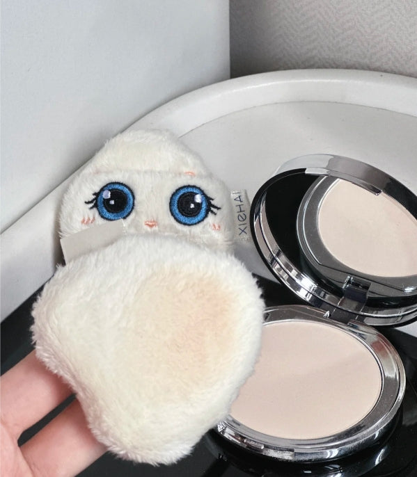 XIEHAI Dreaming Cat Long Velvet Puff 2pcs/box 写海梦中情猫系列长绒粉扑