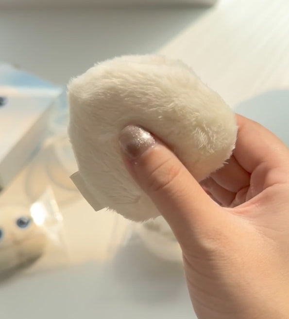 XIEHAI Dreaming Cat Long Velvet Puff 2pcs/box 写海梦中情猫系列长绒粉扑