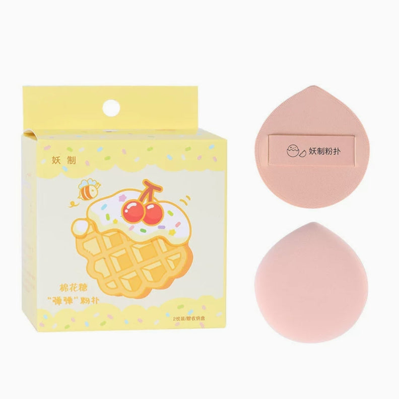 YAOZHI Cotton Candy Bounce Puff 2pcs 妖制棉花糖弹弹粉扑