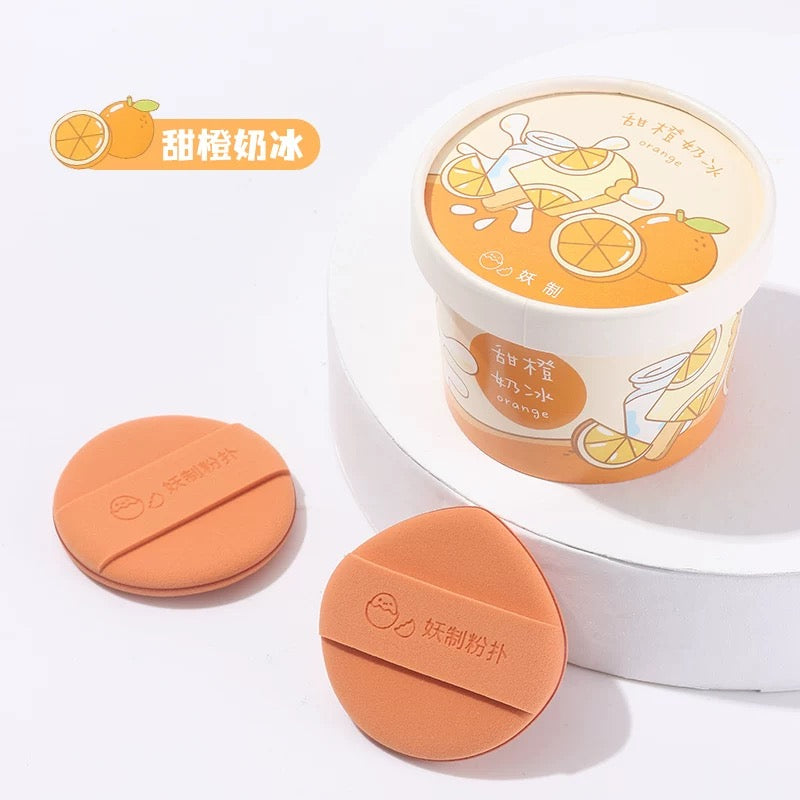 YAOZHI Ice Cream Powder Puff 2pcs/box 妖制雪糕粉扑