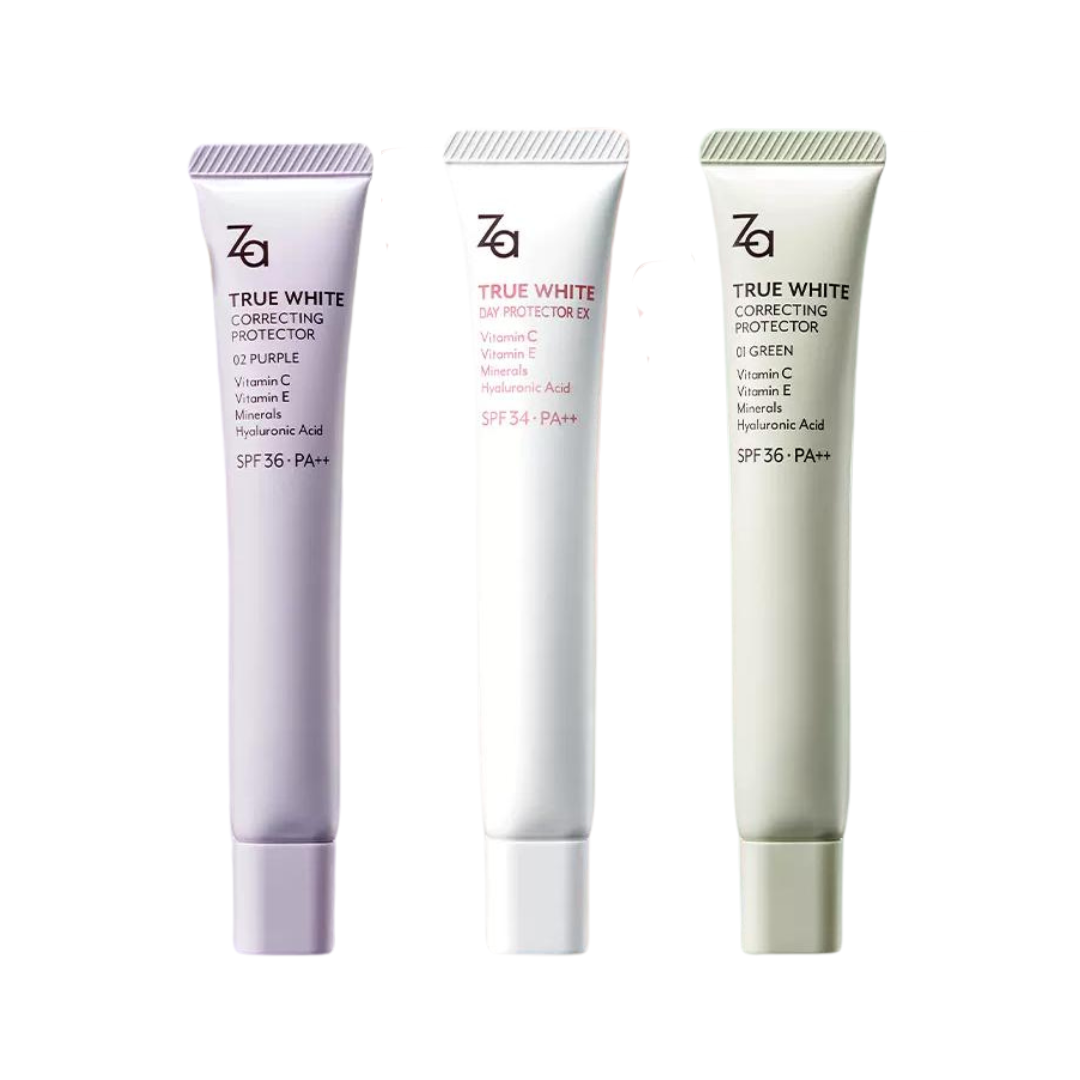 Za Brightening Oil Control Moisturizing 2-in-1 Sunscreen Makeup Primer 35g 姬芮美白控油保湿二合一防晒隔离霜