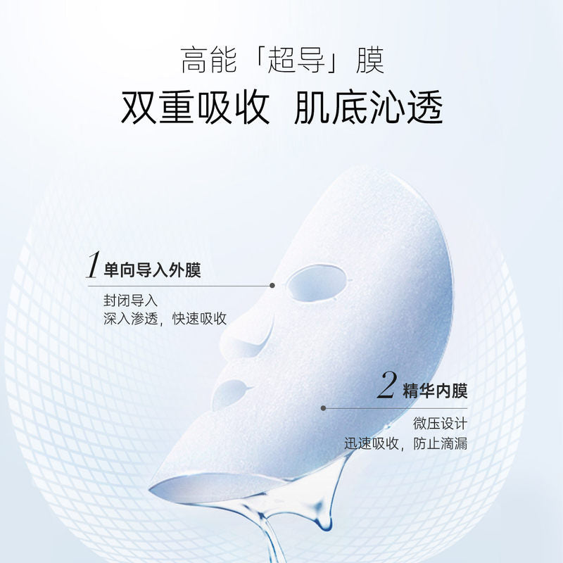 Biohyalux Glossing Moisturizing Mask 5pcs 华熙生物润百颜臻润晶透水盈面膜
