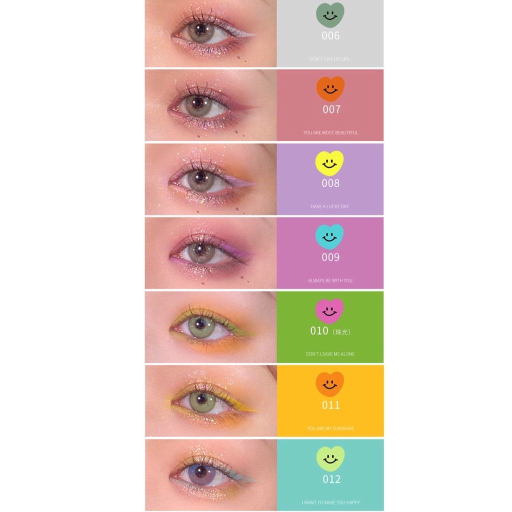 Flortte Smile Heart Eyeliner Pencil 花洛莉亚比心系列彩色眼线胶笔 0.05g