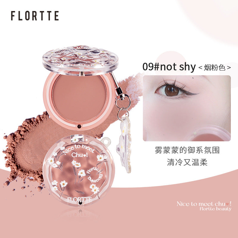 Flortte Nice to Meet Chu Mono Blusher 花洛莉亚初吻系列单色腮红 4.5g