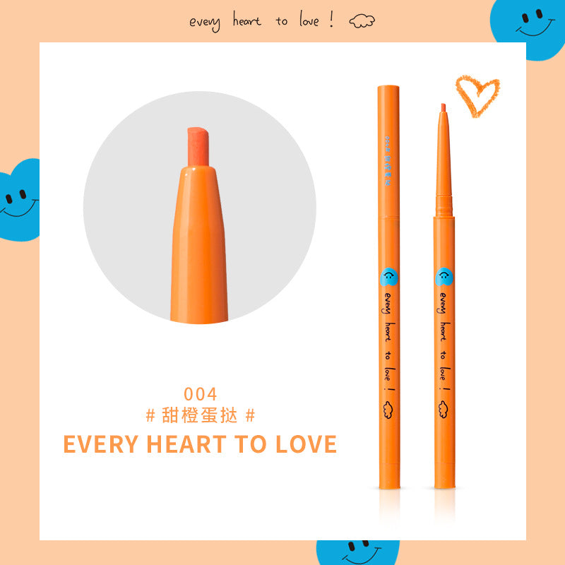 Flortte Smile Heart Eyeliner Pencil 0.05g 花洛莉亚比心系列彩色眼线胶笔