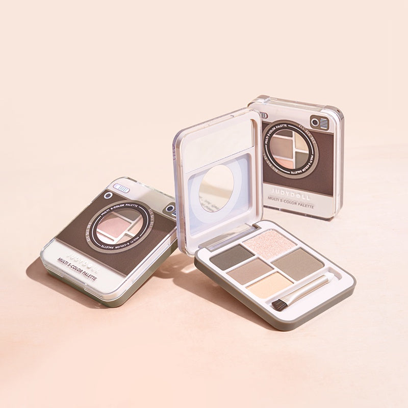 Judydoll Polaroid Eyebrow Comprehensive Palette 橘朵5色眉眼综合盘 3.6g