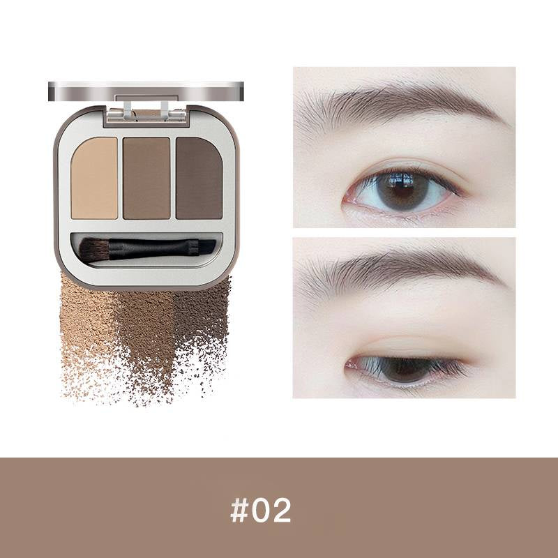 Judydoll Modeling 3-color Eyebrow Powder 橘朵立体造型三色眉粉 2.7g