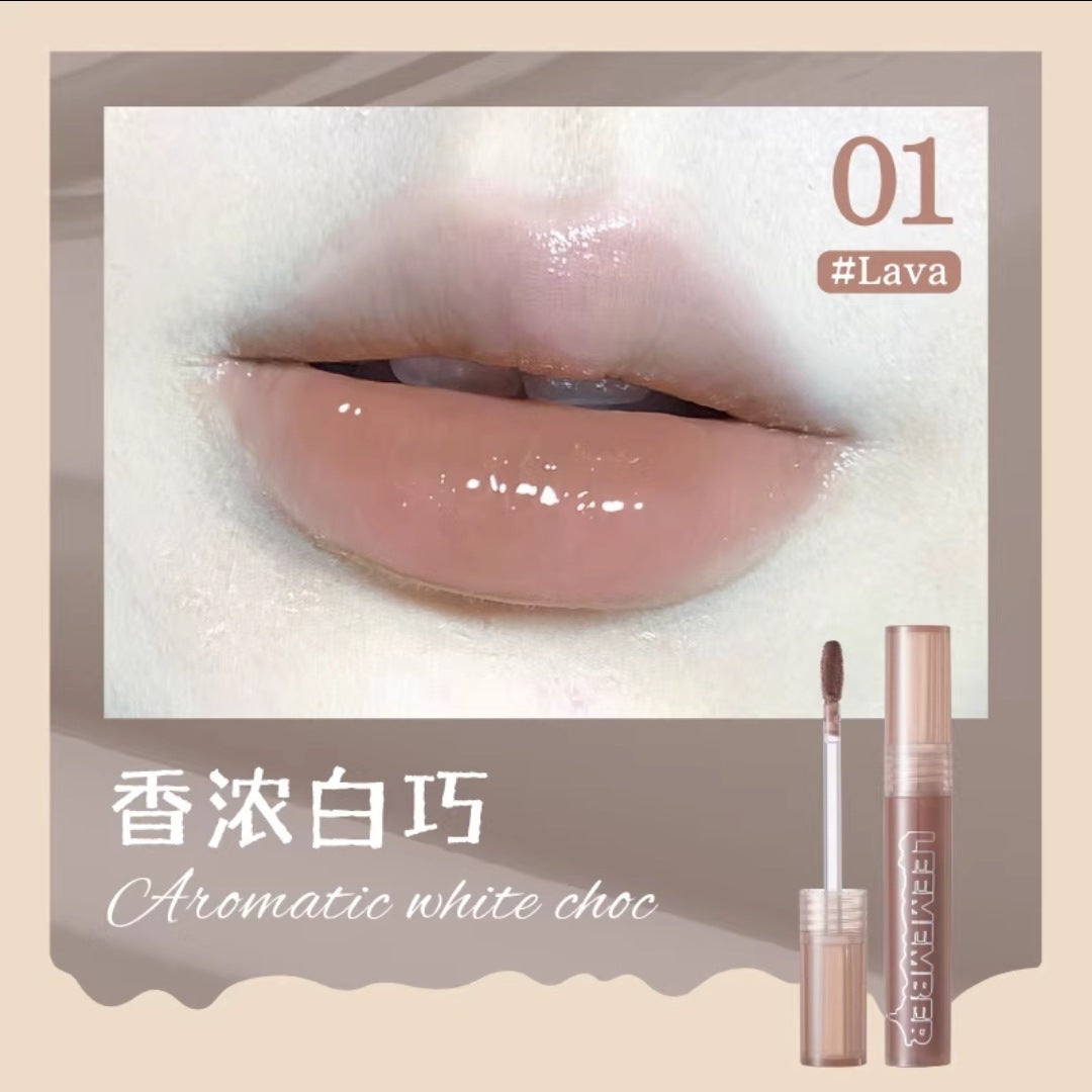 Leemember Lava Chocolate Lip Gloss 荔萌熔岩巧克力唇蜜 3g