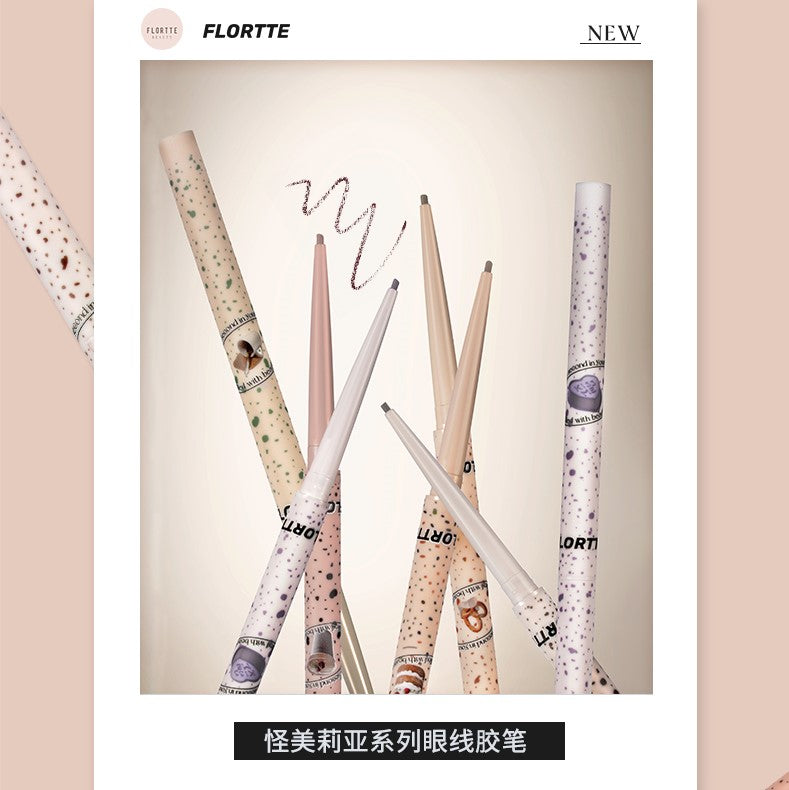 [New Shades] Flortte I Am Super Beauty Gel Eyeliner Pencil [新色]花洛莉亚怪美莉亚系列眼线胶笔 0.05g
